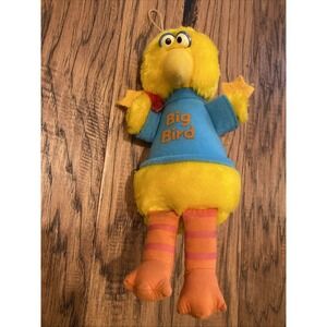 Sesame Street Big Bird 9" Plush Hasbro Softies Baby Vintage Toy Stuffed Animal